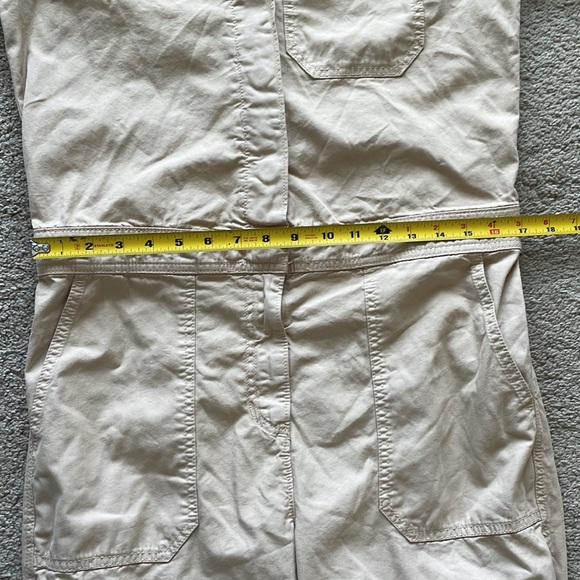 J. Crew Foundry Chino Coveralls Jumpsuit W’s 2 Khaki AW339 Minimalist Utility - Picture 14 of 16